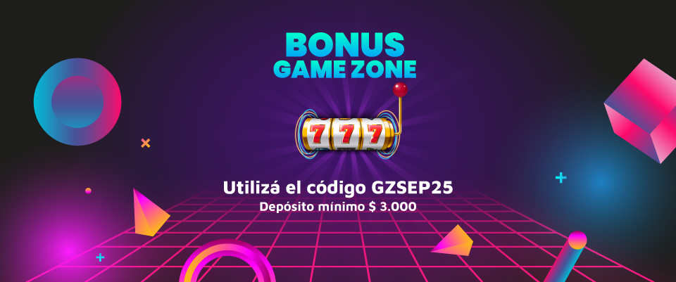 BONUS GAME ZONE SEPTIEMBRE